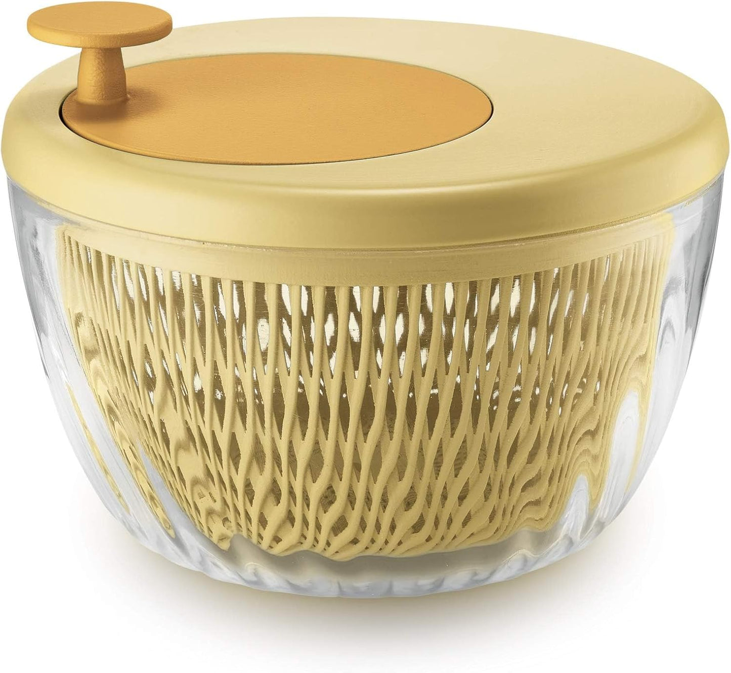 Guzzini Twist & Dry Salad Spinner, Blue 170900134