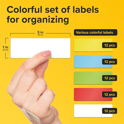 Dry Erase Magnetic Labels - Reusable Sticky Notes - Notepads for Refrigerator - Dry Erase Magnet Sheets - Blank Magnet Stickers to Write On - Magnets for Whiteboard Classroom Fridge