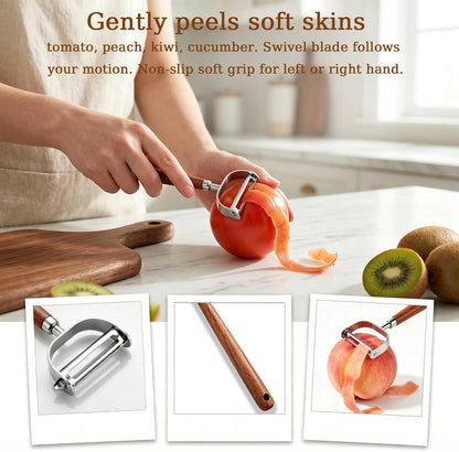 3 Pcs Fruit & Vegetable Peeler Set