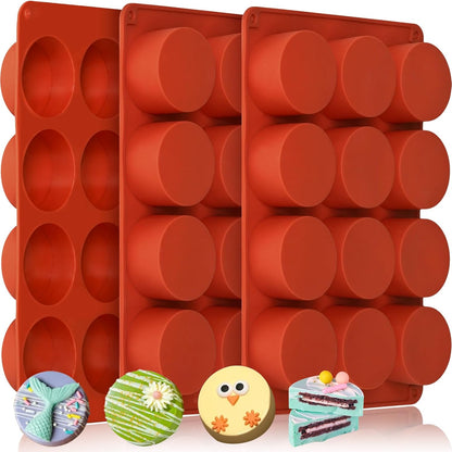 HKNMTT Silicone Muffin Pan for Baking, Cupcake Egg bites Brownie Mold 12 Cup Regular Size, Oven Safe BPA Free kitchen Appliances