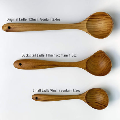 FAAY Original Eco-Friendly Wooden Serving Ladle