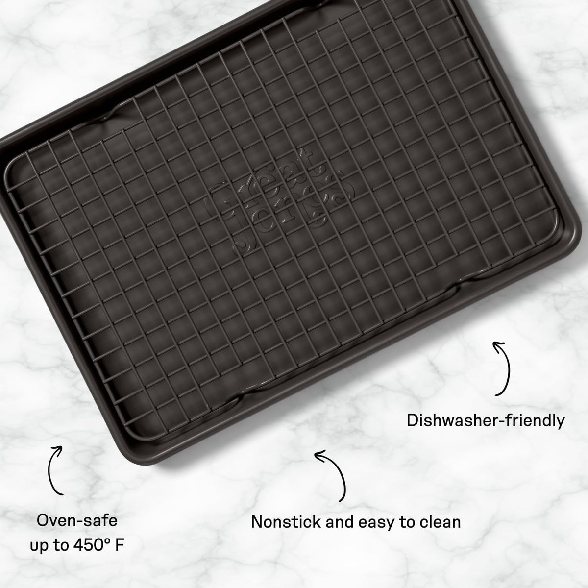Great Jones Non Stick Wire Cooling Rack (Blueberry) – Fits Half Sheet