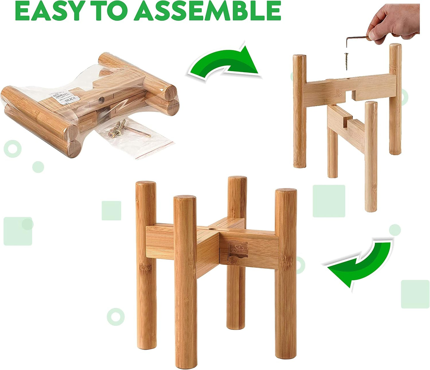 ZPirates Drink Dispenser Stand - Adjustable Bamboo Holder Riser for Compatible Dispensers for Water, Beverages and Drinks