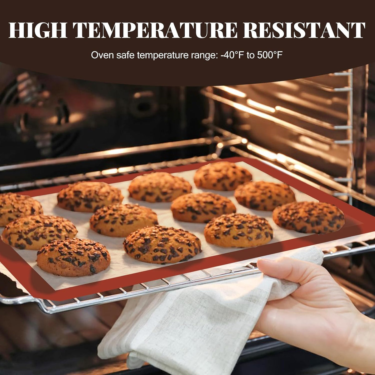 Koolstuffs Silicone Baking Mat, Nonstick and Reusable, 3 Pack