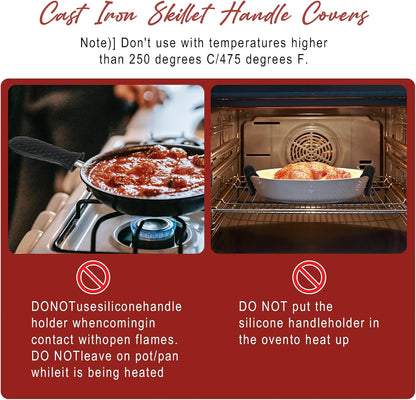 Joyhalo 6 Pack Cast Iron Skillet Handle Cover