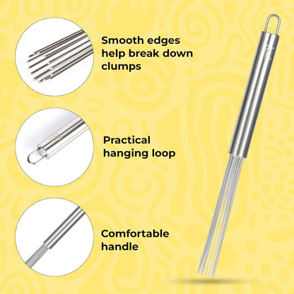 Stanless Steel Whisk (Extra Large 12 inch Stanless Ball Whisk)
