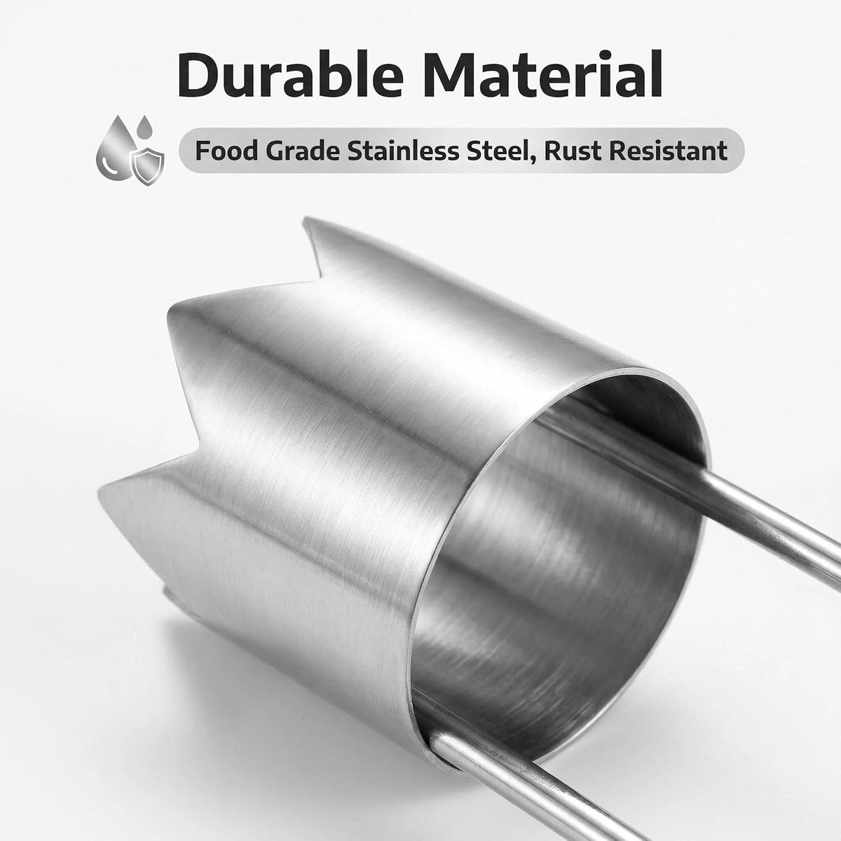 T-Handle Fruit & Vegetable Corer, Stainless Steel Apple, Tomato, Bell Pepper Core Remover, Easy Kitchen Tool for Quick Fruit & Vegetable Prep