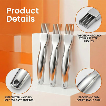 3 Pcs Green Onion Slicer, Stainless Steel Multi Blade Set
