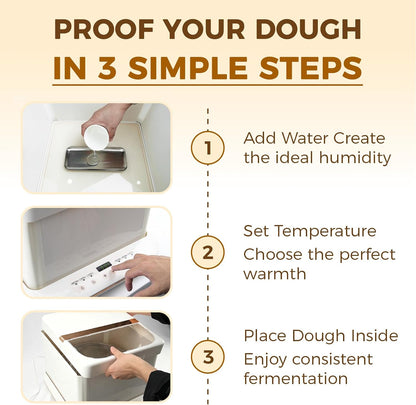 Foldable Bread Proofing Box, 25L Sourdough Proofer & Slow Cooker