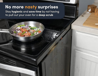 Silicone Oven Guards for Racks (3 Pack) and 30 Inch Silicone Stove Gap Covers (2 Pack), Bundle