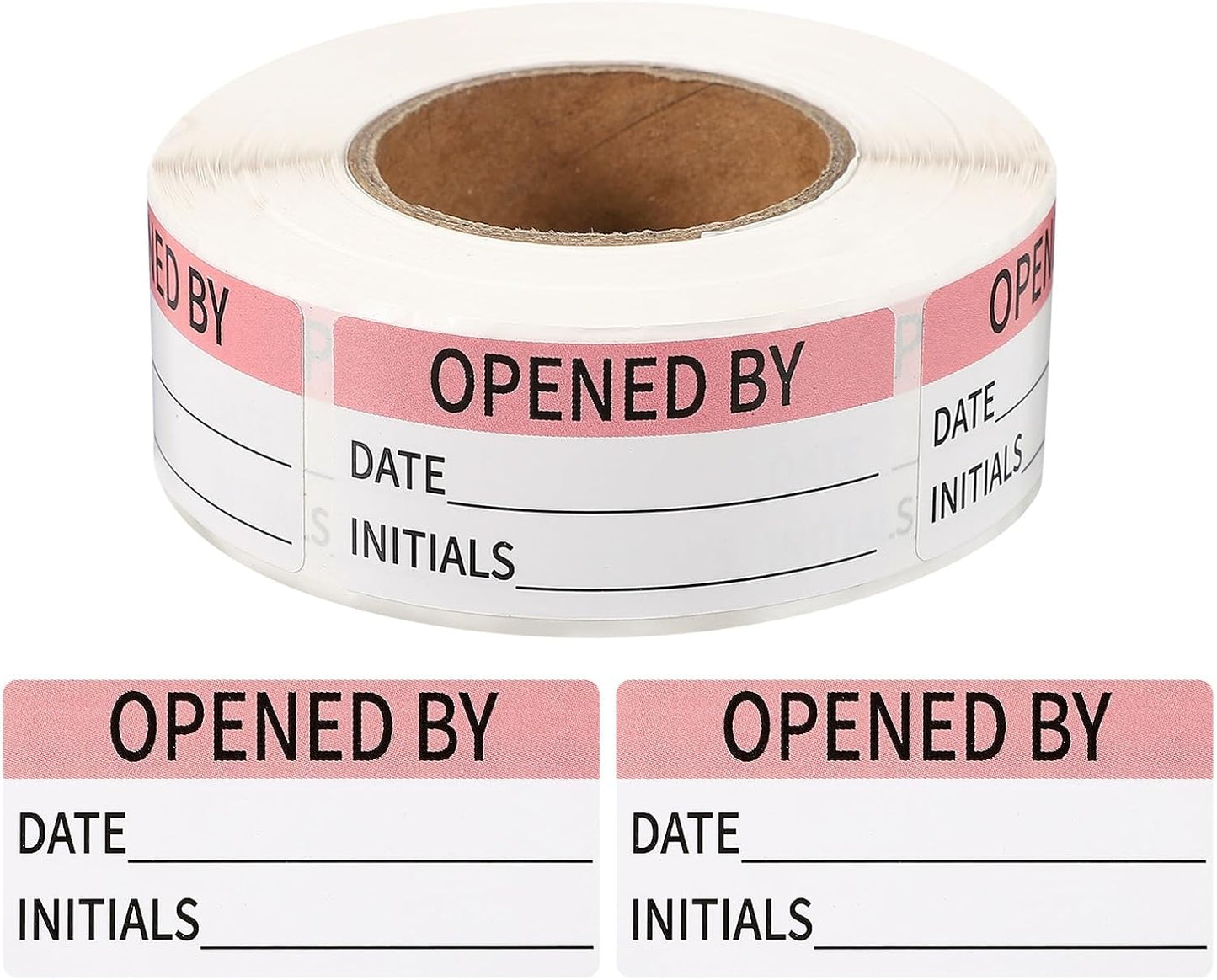 PATIKIL 500 Pcs Expired Date Label Stickers Roll, 2 x 1 Inch Removable Inventory Labels Adhesive Food Sticker Roll for Marking Organizing Inventory and Food Container, White and Black