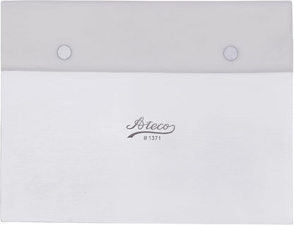 Ateco Stainless Handle Bench Scraper, 5.9-Inches by 3-Inches, Stainless Steel