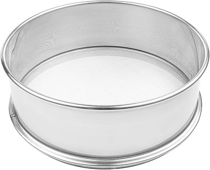 Vollum Stainless Steel Flour Sifter Fine Mesh Baking Sieve