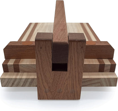 Wooden Tortilla Multi-Press,"12 Inch", Series 2,Corn Tortilla Press for Homemade,Roti, Burritos,Taco, Empanadas, tostones, hallacas and More, perfect for Your Home and Business