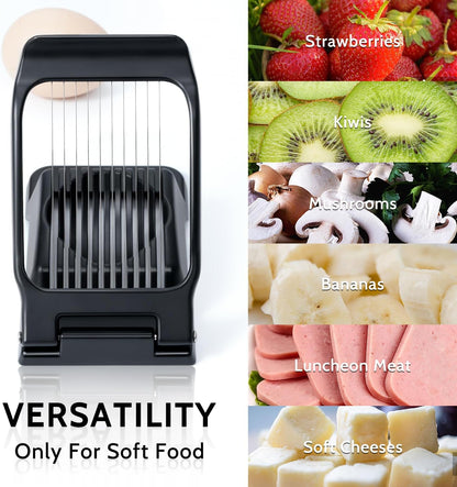 Sopito Heavy Duty Stainless Steel Wire Egg Slicer for Hard Boiled Eggs