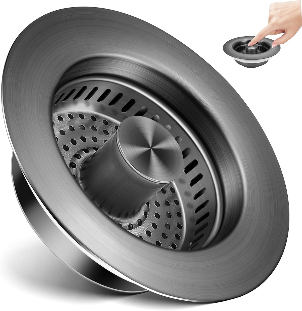 TGOSOMT Kitchen Sink Drain Strainer Stopper