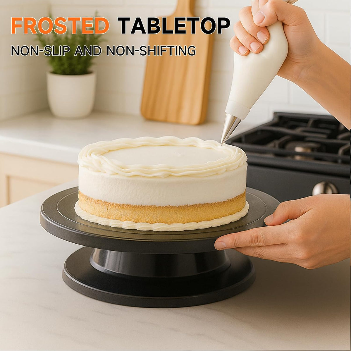 11 Inch Cake Turntable, Cake Decorating Turntable, Cake Spinner Stand