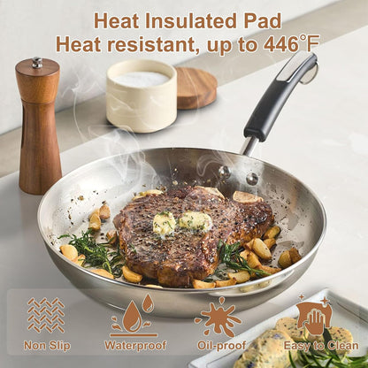 Gartful 78.7 x 15.7 inch Extra Large Silicone Mat for Kitchen, Non Slip Countertop Protector Heat-Resistant Multipurpose Pad for Dinner Table, Coffee Bar, Black