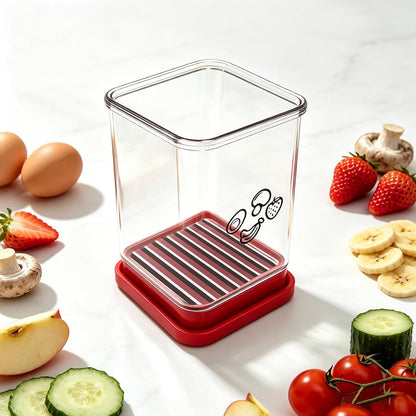 Fruit Slicer Cup for Strawberry, Banana, Egg with Cleaning Brush