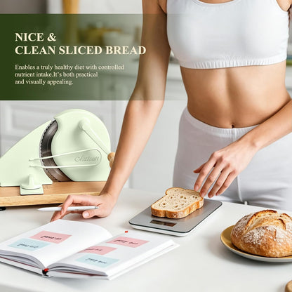 Manual Bread Slicer for Homemade Bread,Even Slicing from Thin to Thick