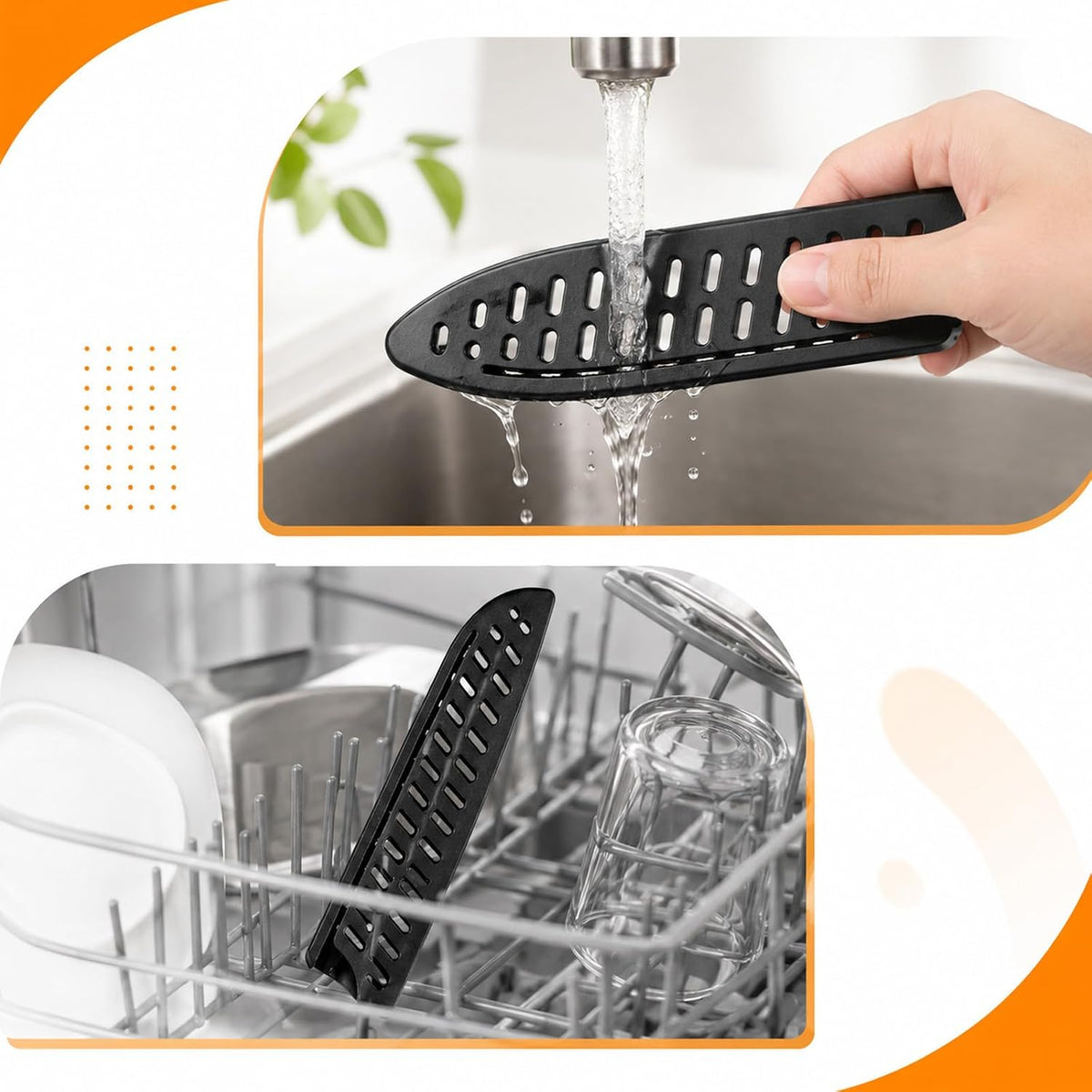 10 Pcs Black Knife Sheaths for Kitchen Universal Knife Guards Set