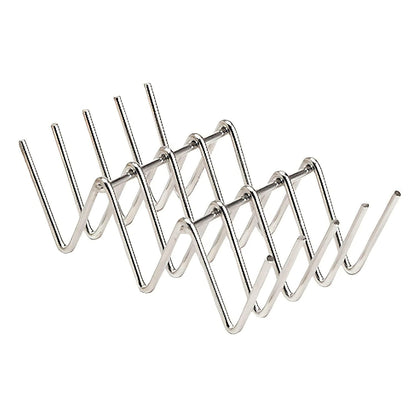G.E.T. 4-81828 Stainless Steel Taco Holder / Stand, Holds 12 Tacos