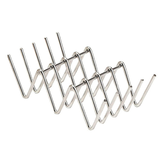 G.E.T. 4-81828 Stainless Steel Taco Holder / Stand, Holds 12 Tacos