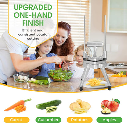 Commercial Vegetable Chopper, 3/8" Stainless Steel Dicer