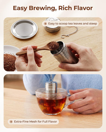 Mini Snowflake Stainless Steel Tea Infuser for Loose Leaf Tea Ball