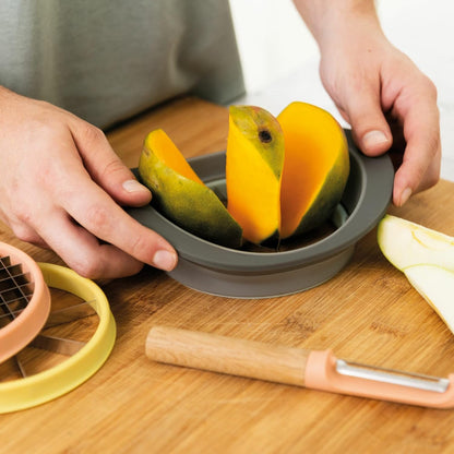 Berghoff Leo All in 1 Fruit & Vegetable Slicer Set, Interchangeable Cutters