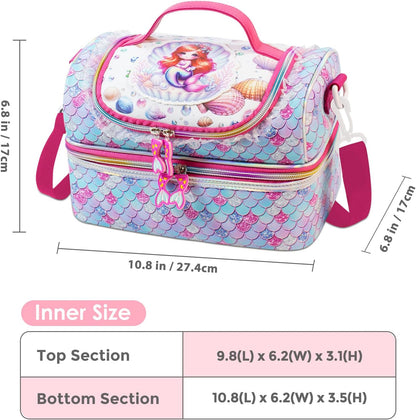 RLGPBON Lunch Bag Kids,Boys Lunch Box,Space Lunch Bag Toddler Teen Boys,School Daycare Cute Travel bags