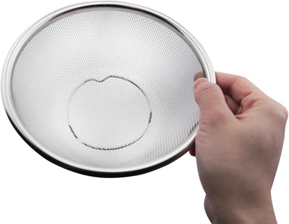 Stainless Steel Mesh Strainer Basket 7in Kitchen Rice Strainer Salad Bowl