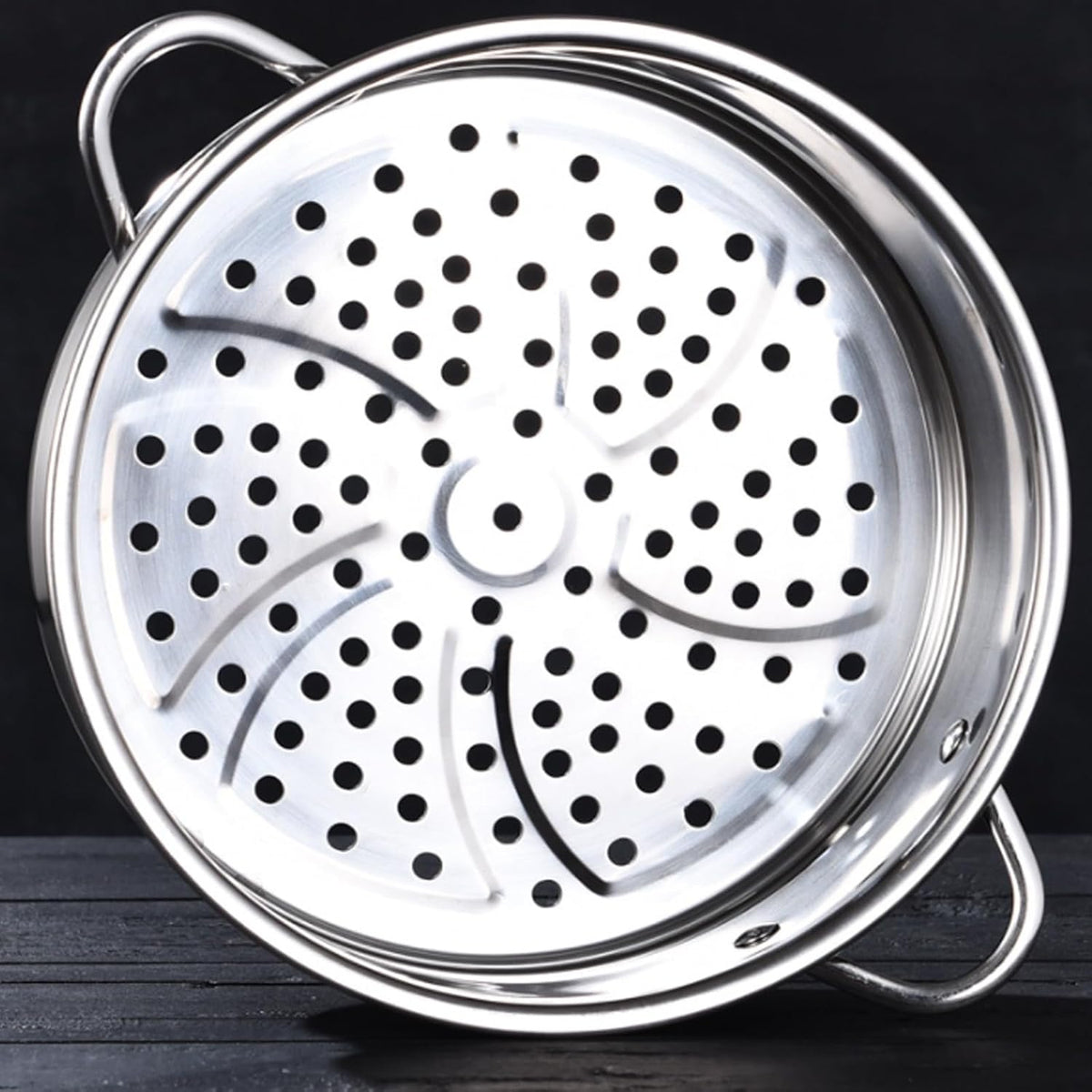 Stainless Steel Dumpling Steamer Basket,Insert for Pot Cooking(9.44INCH）