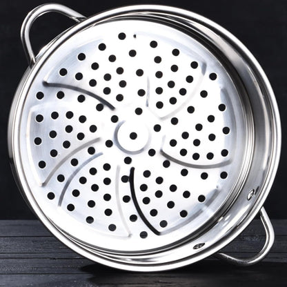 Stainless Steel Dumpling Steamer Basket,Insert for Pot Cooking(9.44INCH）
