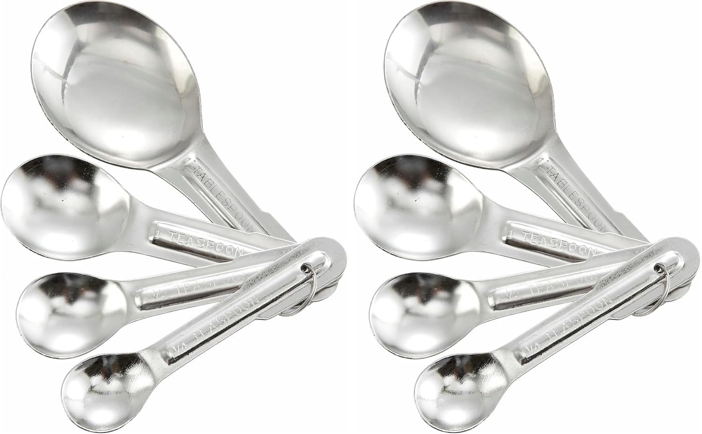 Winco 4-Piece Stainless Steel Measuring Spoon Set