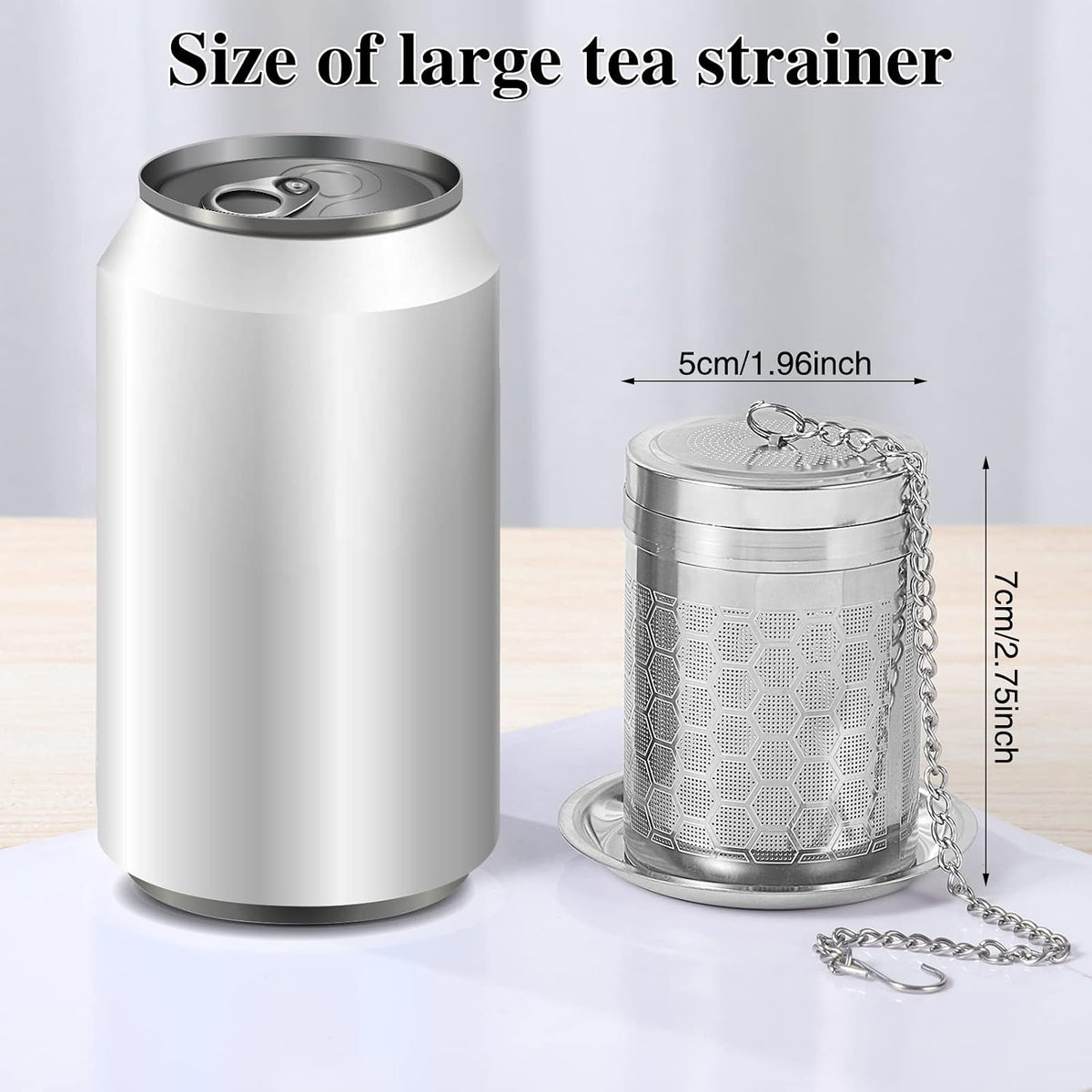 2 Pack Tea Infusers For Loose Tea, 304 Stainless Steel, 2 Inch