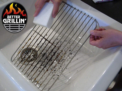 Better Grillin Scrubbin Stone Grill Cleaner-Scouring Brick/Barbecue Grill Brush/Barbecue Cleaner for BBQ, Griddle, 2pk