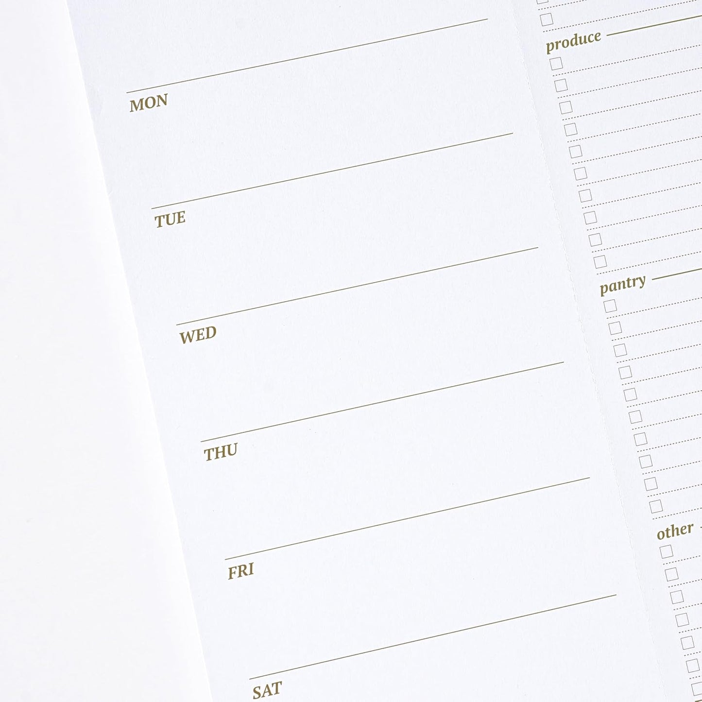 Weekly Meal Planner - Undated Magnetic Notepads with Grocery List, 7" x 9",52 Weeks, Meal Planning Pad for Refrigerator Door with Tear-Off Shopping List, Hanging Food/Menu Organizer Notepad