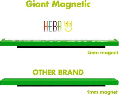 90 Pages Weekly Planner List Note Pad to Do List with Magnet Mountings for Fridge Locker (6" x 9")