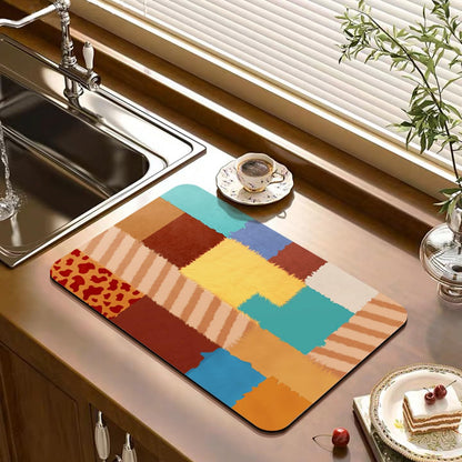23.62” x 15.75” Non-Adhesive Mulitcolor Non-Slip Cutting Board Mat, Multi-Purpose Chopping Boards Pad for Chefs & Home Cooks Kitchen (Green)