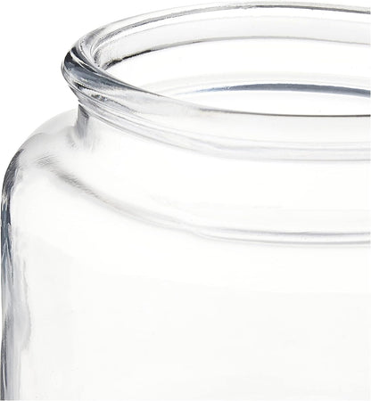 Anchor Hocking FBA_COMIN18JU056847 3-Piece Montana Jar Set, Multi (Set of 3), Black Metal