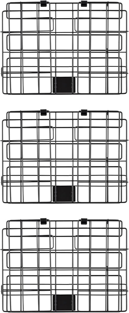 IRIS USA Wire Basket for Pantry Organizers and Storage, 2 Pack, Potato and Onion Storage, Easy Assembly, Stackable Storage Bins, Kitchen Cabinet Bathroom Shelf Organizers for Veggie, Fruit, Snack