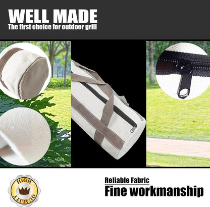 Grill Tool Storage Bag, Grill Accessories Storage, Grill Utensil Storage for Outdoor Camping Barbecue. Can Hold BBQ Tools up to 18", ‌‌Gifts for Men and Dad.