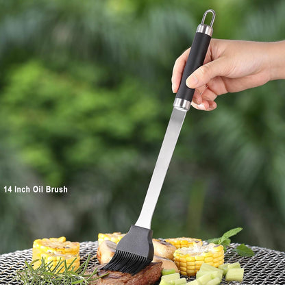 BBQ Grilling Tools Set,Stainless Steel Grilling Accessories Kit for Men Gift,13pc BBQ Grill Utensils Gift Kit with Portable Carry Bag BBQ Tools Grill Tools Set for Backyard Outdoor Grill Cooking
