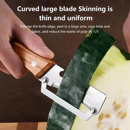 2026 New Utilira 2 PcsMultifunctional Vegetable Julienne Peeler, Kitchen Multi-Function Stainless Steel Thickened Fruit Peeler Knife, With Built-In Bottle Opener For Peeling Fruits, Vegetables
