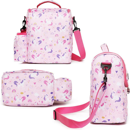 Lunch Bag for Kids Coole Lunch Box Tote for Women Girls Boys Children Student Insulated Bento Bag for School Work Picnic Outdoor Activities