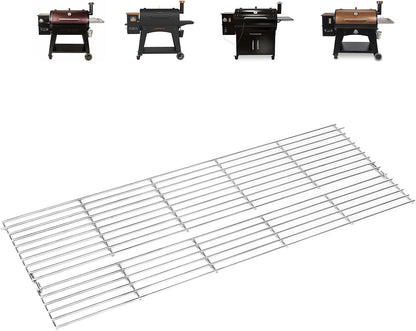 Utheer 2-Pack Griddle Warming Rack for Blackstone 28" Griddles, Stainless Steel Flat Top Grill Accessories | Reversible Rack Adds Prep Space, Foldable Clip-On Design Expands Cooking & Holding Area