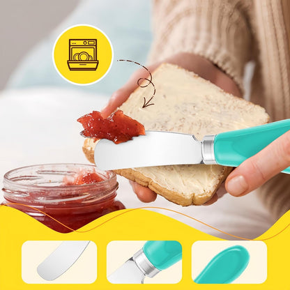 Butter Spreader Knife Set, 2 Pack Butter Knives and Cheese Knives