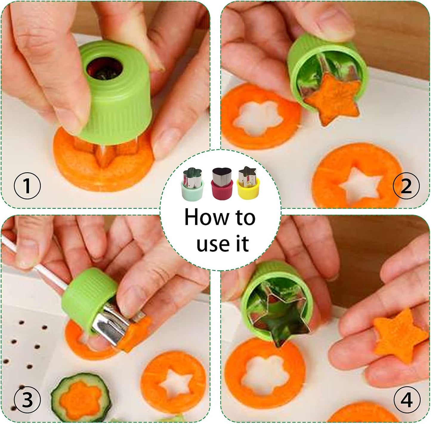 Cute Cat Rice Ball Molds 6 Sets Sushi Molds Bento Accessories Kits with 3PCS Vegetable Fruit Cutter Shapes and 1PC Gimbap Mold Triangle for Nori Rice Making DIY Bento Box Picnic Tools