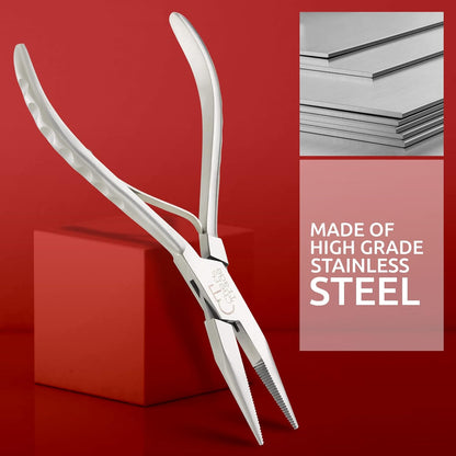 Fish Bone Pliers/Tweezers Stainless Steel Washable (plasma)